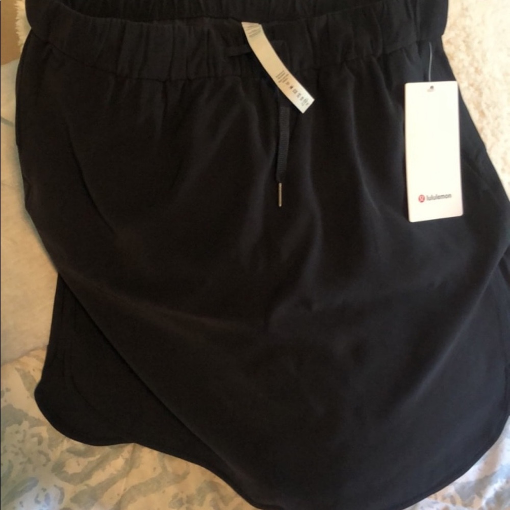 Lululemon on the aft skirt